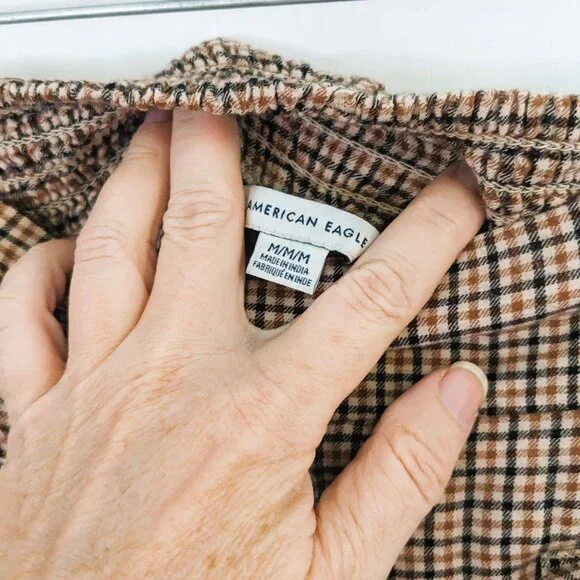 American Eagle Wide Leg Pull-On Pants Sz M - Picture 6 of 8